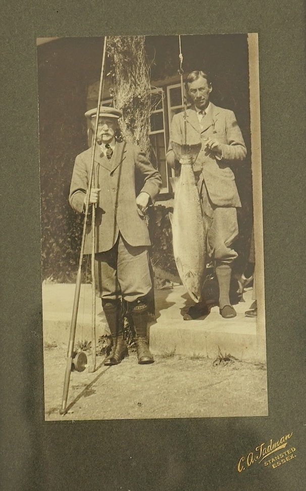 Attributed to John and Dhuie Tully of Fochabers: A painted half block model of an Atlantic Salmon, dated 1916